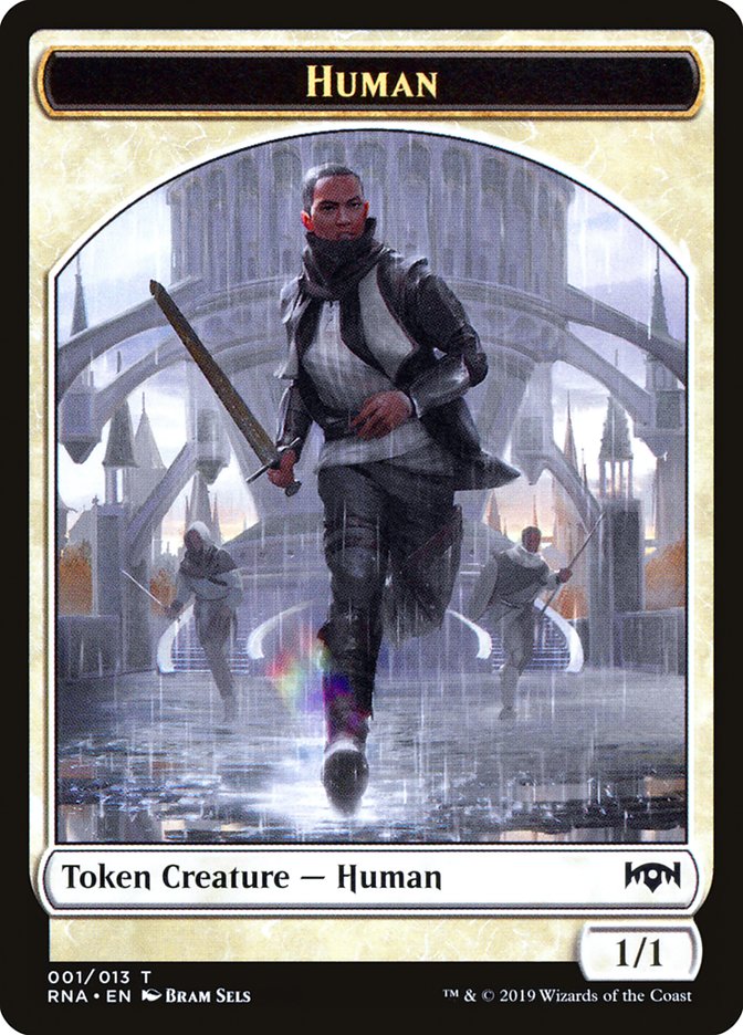 Human [Ravnica Allegiance Tokens] | The Gaming-Verse