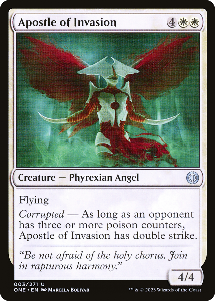 Apostle of Invasion [Phyrexia: All Will Be One] | The Gaming-Verse