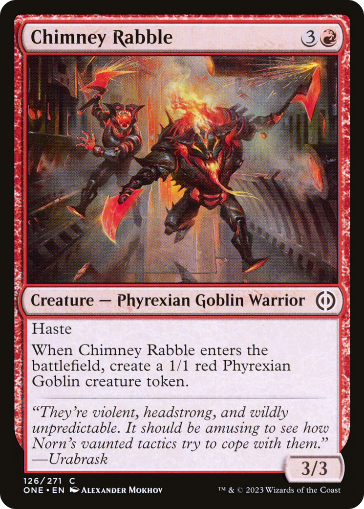 Chimney Rabble [Phyrexia: All Will Be One] | The Gaming-Verse