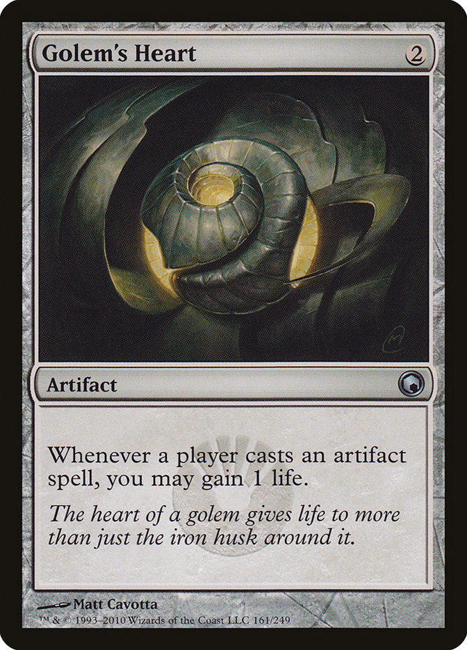 Golem's Heart [Scars of Mirrodin] | The Gaming-Verse