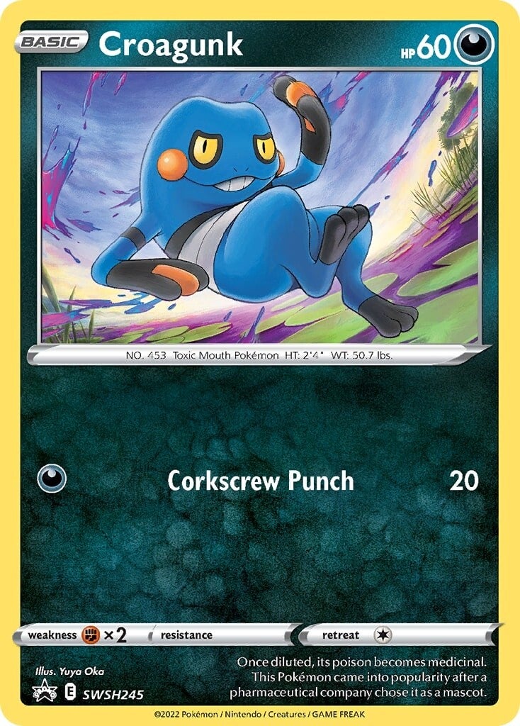 Croagunk (SWSH245) [Sword & Shield: Black Star Promos] | The Gaming-Verse