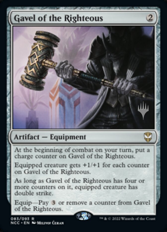 Gavel of the Righteous (Promo Pack) [Streets of New Capenna Commander Promos] | The Gaming-Verse