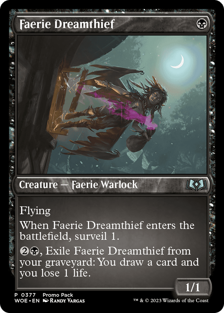 Faerie Dreamthief (Promo Pack) [Wilds of Eldraine Promos] | The Gaming-Verse