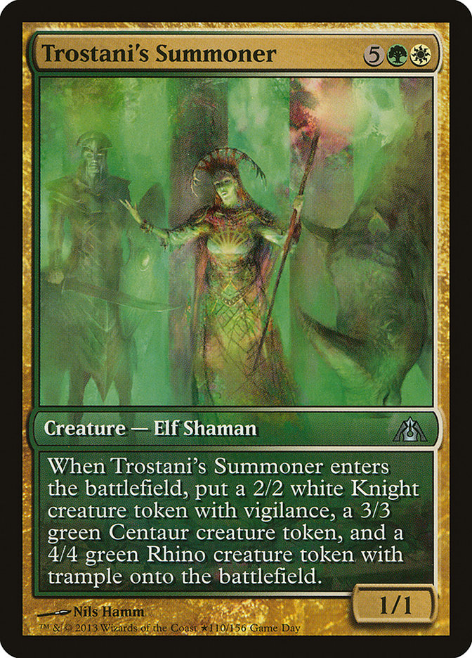 Trostani's Summoner (Game Day) [Dragon's Maze Promos] | The Gaming-Verse