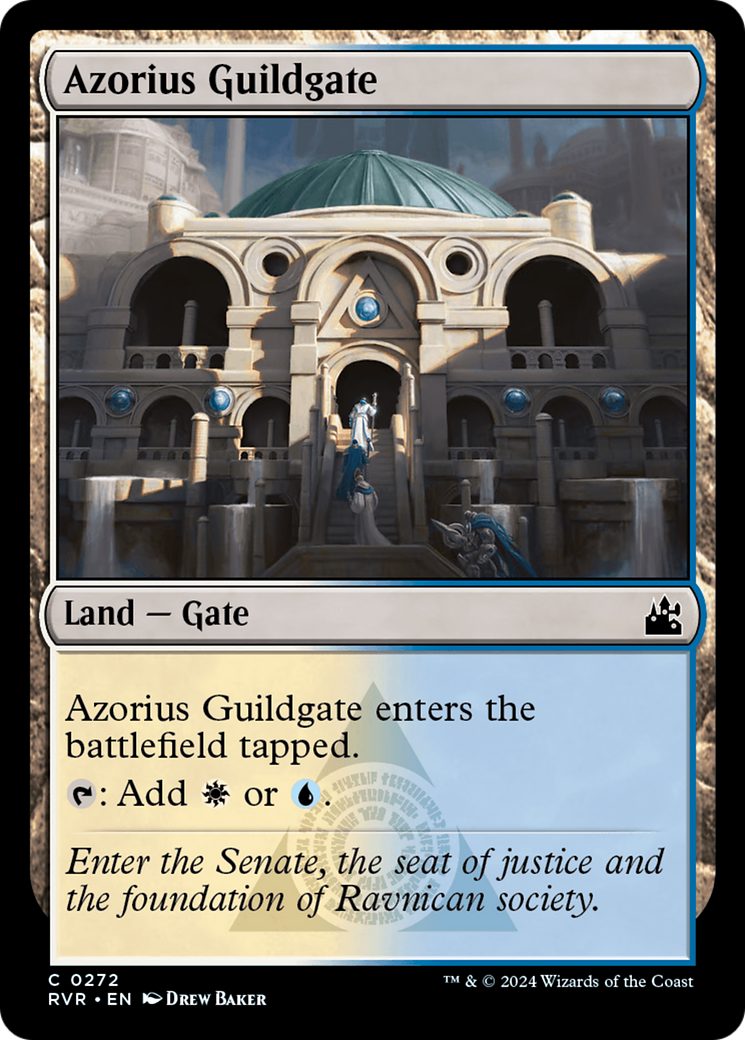 Azorius Guildgate [Ravnica Remastered] | The Gaming-Verse