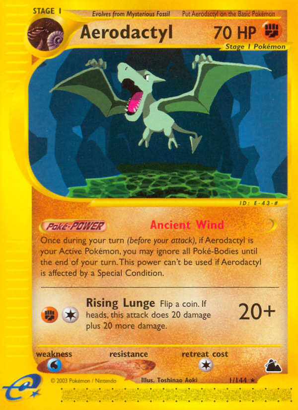 Aerodactyl (1/144) [Skyridge] | The Gaming-Verse