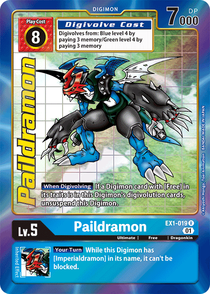 Paildramon [EX1-019] (Alternate Art) [Classic Collection] | The Gaming-Verse