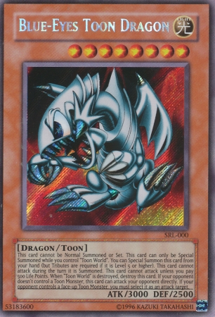 Blue-Eyes Toon Dragon [SRL-000] Secret Rare | The Gaming-Verse