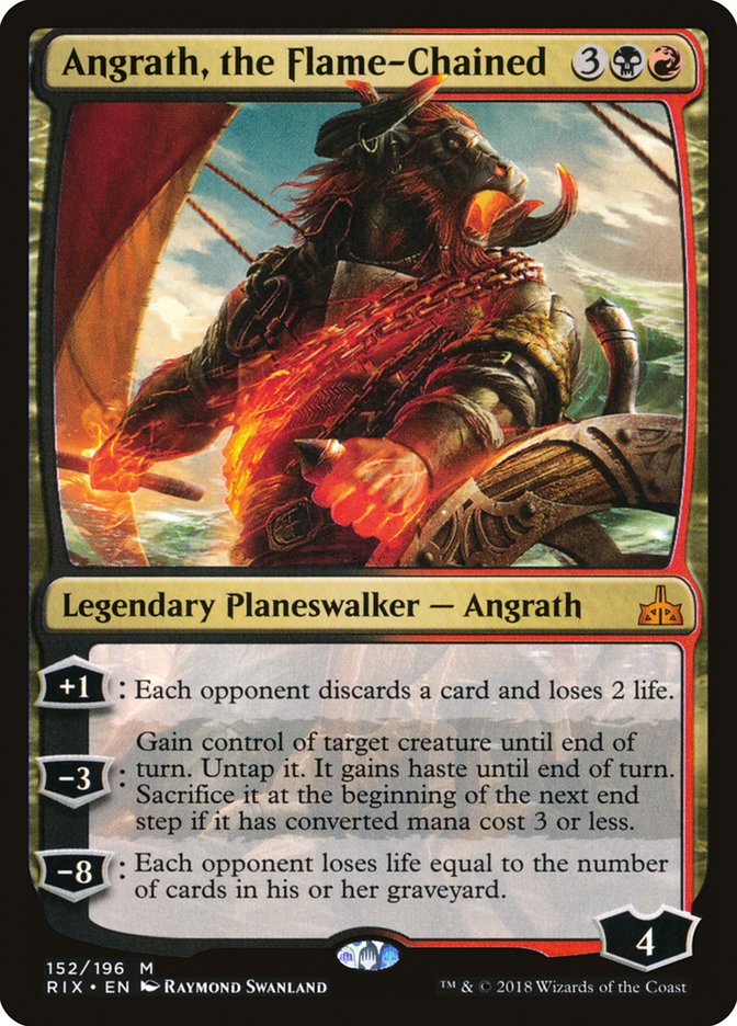 Angrath, the Flame-Chained [Rivals of Ixalan] | The Gaming-Verse