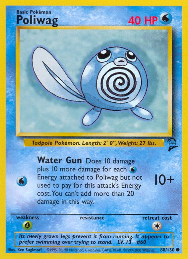 Poliwag (88/130) [Base Set 2] | The Gaming-Verse