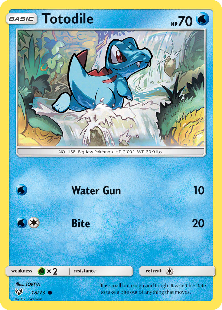 Totodile (18/73) [Sun & Moon: Shining Legends] | The Gaming-Verse