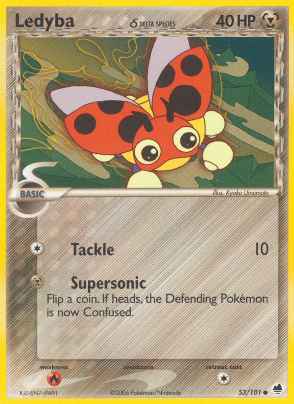 Ledyba (53/101) (Delta Species) [EX: Dragon Frontiers] | The Gaming-Verse