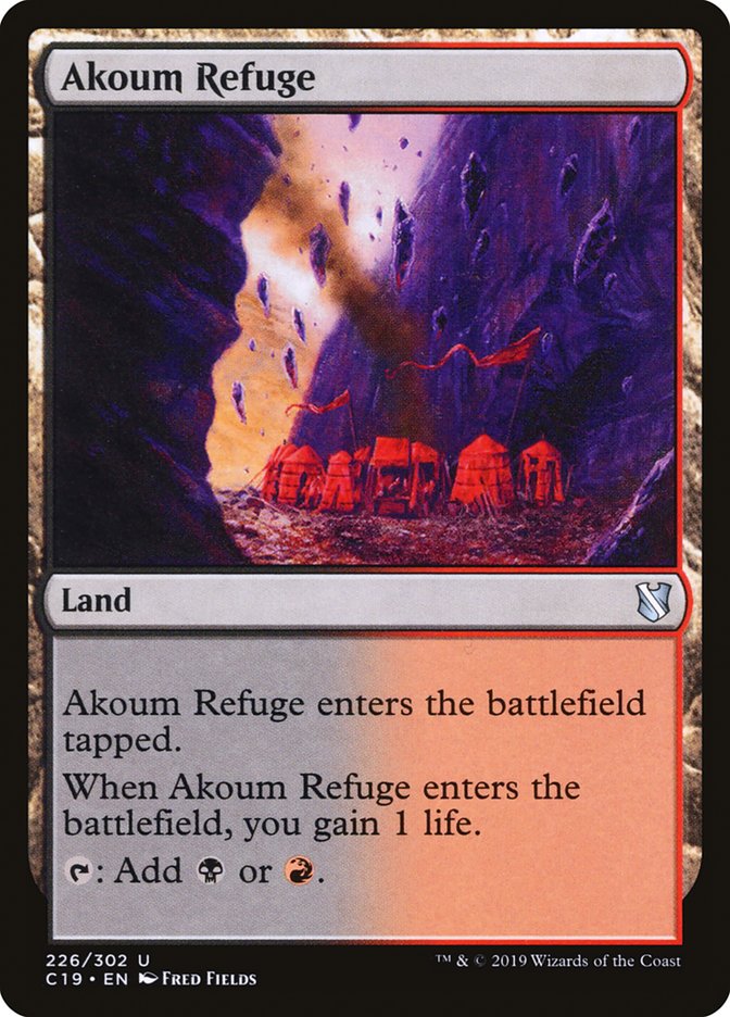 Akoum Refuge [Commander 2019] | The Gaming-Verse