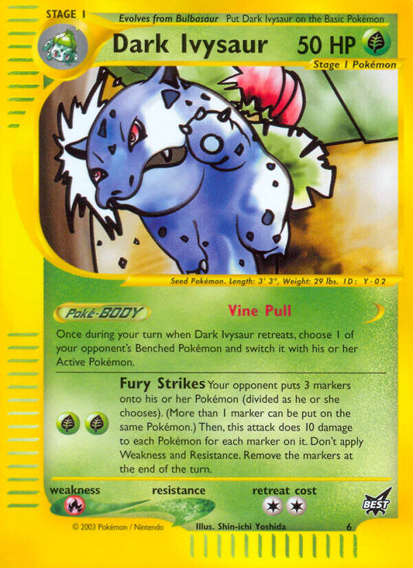 Dark Ivysaur (6) [Best of Promos] | The Gaming-Verse