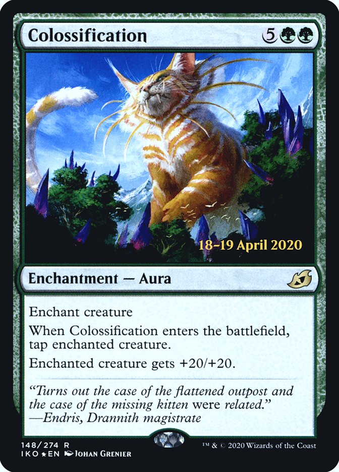 Colossification  [Ikoria: Lair of Behemoths Prerelease Promos] | The Gaming-Verse