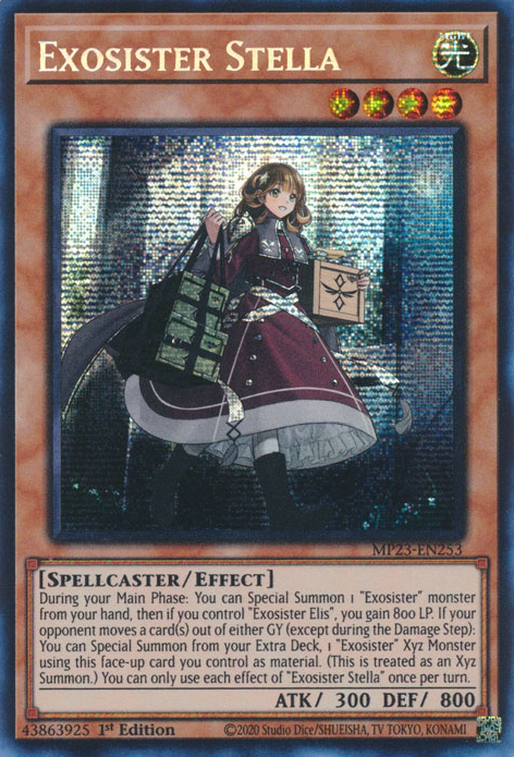 Exosister Stella [MP23-EN253] Prismatic Secret Rare | The Gaming-Verse