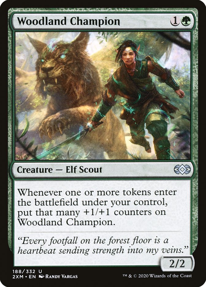 Woodland Champion [Double Masters] | The Gaming-Verse