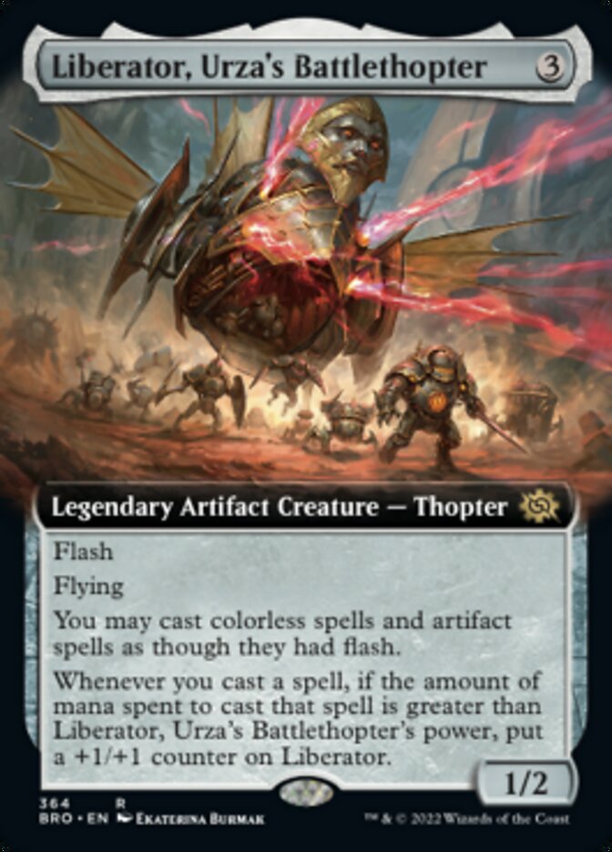 Liberator, Urza's Battlethopter (Extended Art) [The Brothers' War] | The Gaming-Verse