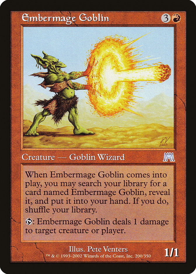 Embermage Goblin [Onslaught] | The Gaming-Verse