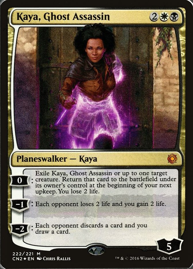 Kaya, Ghost Assassin (222/221) [Conspiracy: Take the Crown] | The Gaming-Verse