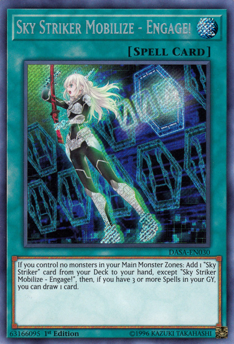 Sky Striker Mobilize - Engage! [DASA-EN030] Secret Rare | The Gaming-Verse