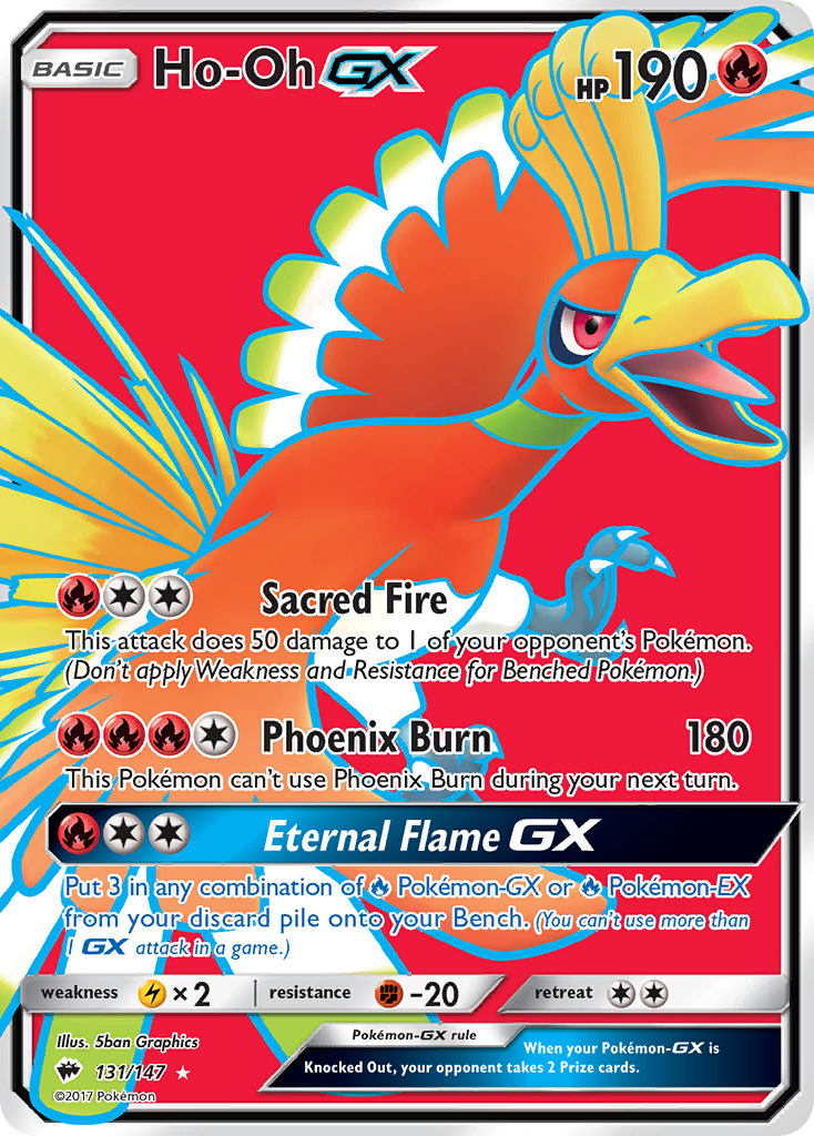 Ho-Oh GX (131/147) [Sun & Moon: Burning Shadows] | The Gaming-Verse