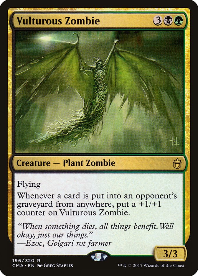 Vulturous Zombie [Commander Anthology] | The Gaming-Verse