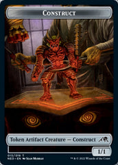 Construct (015) // Blood (017) Double-sided Token [Challenger Decks 2022 Tokens] | The Gaming-Verse