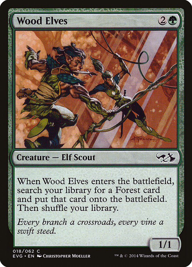 Wood Elves (Elves vs. Goblins) [Duel Decks Anthology] | The Gaming-Verse