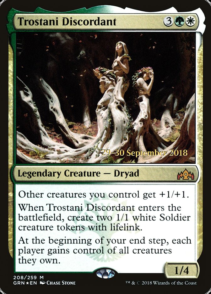 Trostani Discordant  (Prerelease) [Guilds of Ravnica Prerelease Promos] | The Gaming-Verse