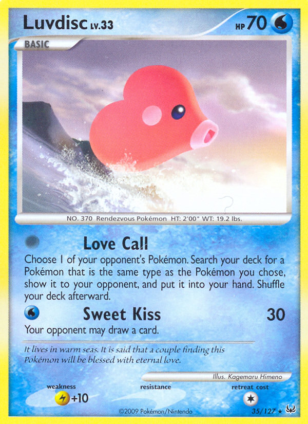 Luvdisc (35/127) [Platinum: Base Set] | The Gaming-Verse