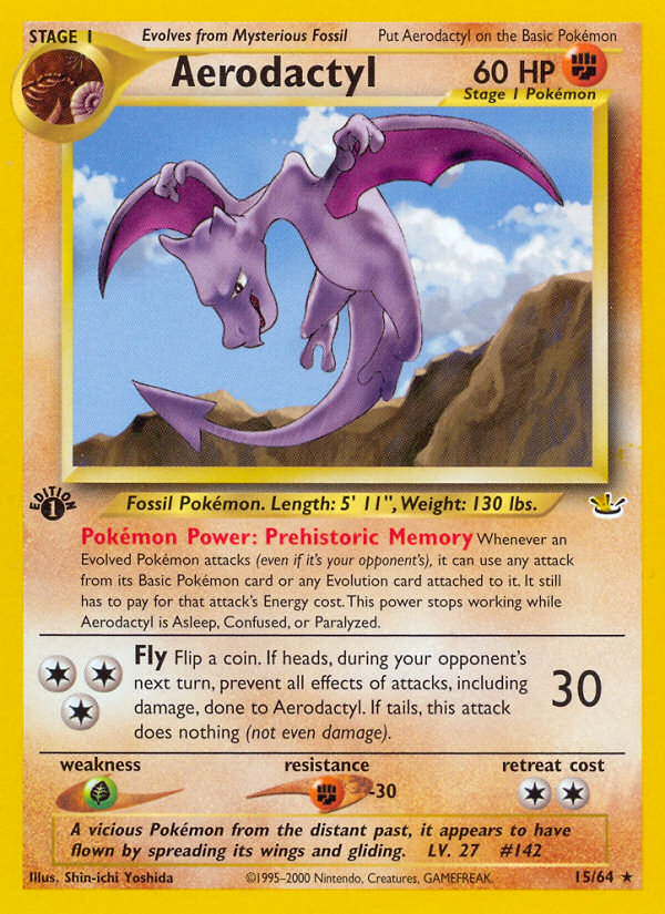 Aerodactyl (15/64) [Neo Revelation 1st Edition] | The Gaming-Verse