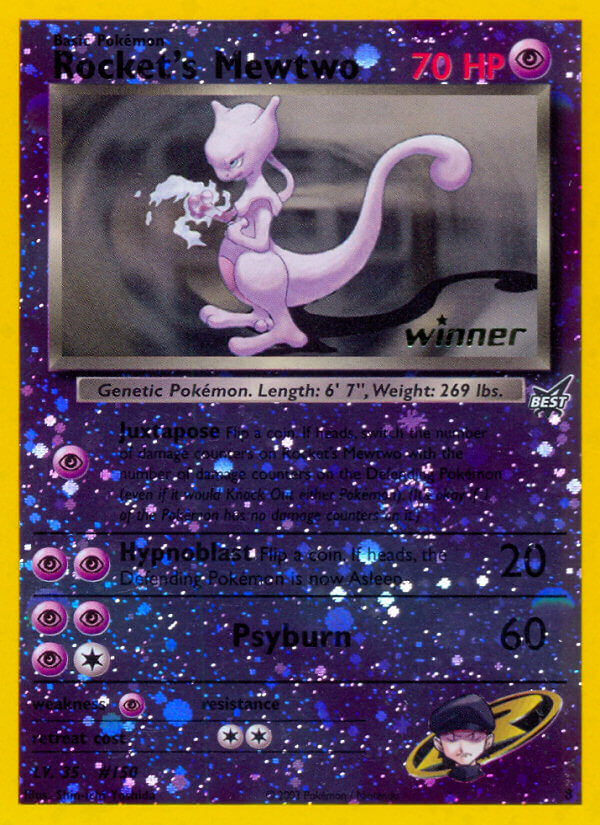 Rocket's Mewtwo (8) [Best of Promos] | The Gaming-Verse