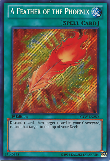 A Feather of the Phoenix [LCYW-EN280] Secret Rare | The Gaming-Verse