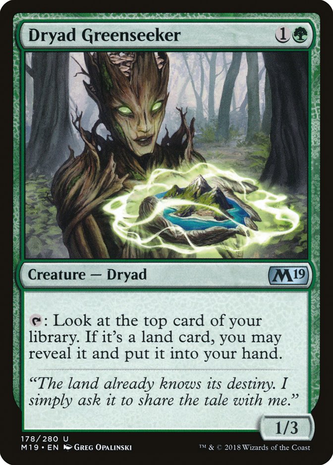 Dryad Greenseeker [Core Set 2019] | The Gaming-Verse