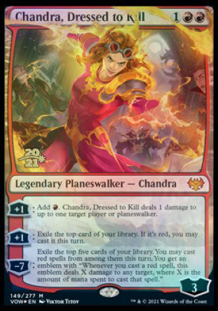 Chandra, Dressed to Kill [Innistrad: Crimson Vow Prerelease Promos] | The Gaming-Verse