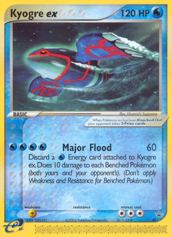 Kyogre ex (001) [Nintendo: Black Star Promos] | The Gaming-Verse