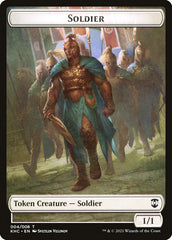 Bird (001) // Soldier Double-sided Token [Kaldheim Commander Tokens] | The Gaming-Verse