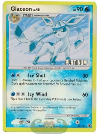 Glaceon (20/100) [Burger King Promos: 2009 Collection] | The Gaming-Verse