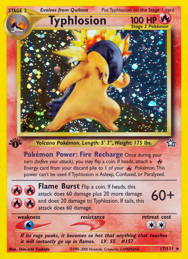 Typhlosion (17/111) [Neo Genesis 1st Edition] | The Gaming-Verse