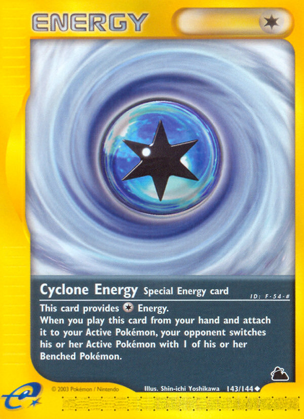 Cyclone Energy (143/144) [Skyridge] | The Gaming-Verse