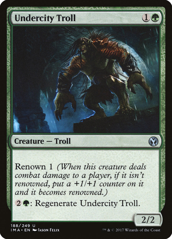 Undercity Troll [Iconic Masters] | The Gaming-Verse