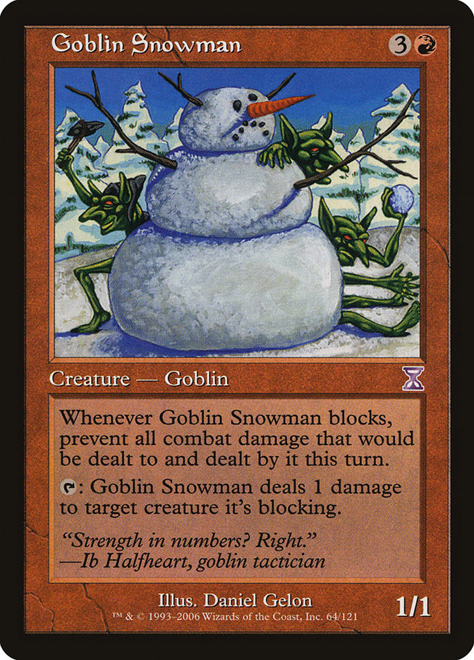 Goblin Snowman [Time Spiral Timeshifted] | The Gaming-Verse