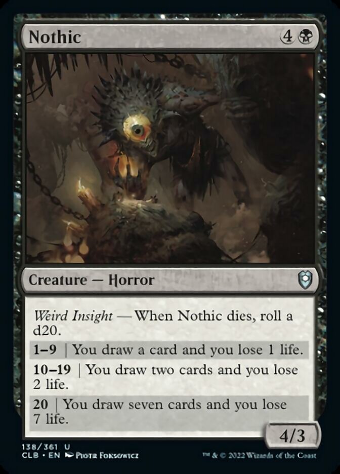 Nothic [Commander Legends: Battle for Baldur's Gate] | The Gaming-Verse