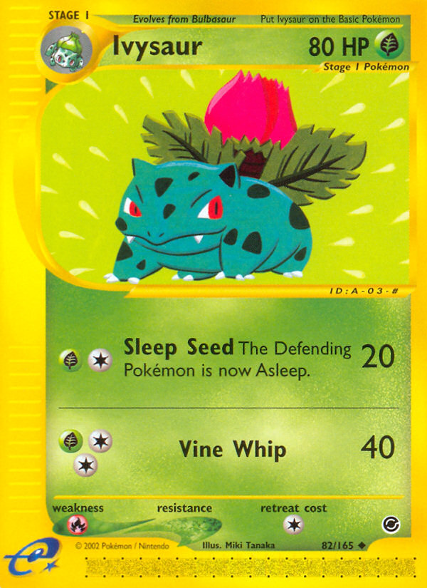 Ivysaur (82/165) [Expedition: Base Set] | The Gaming-Verse