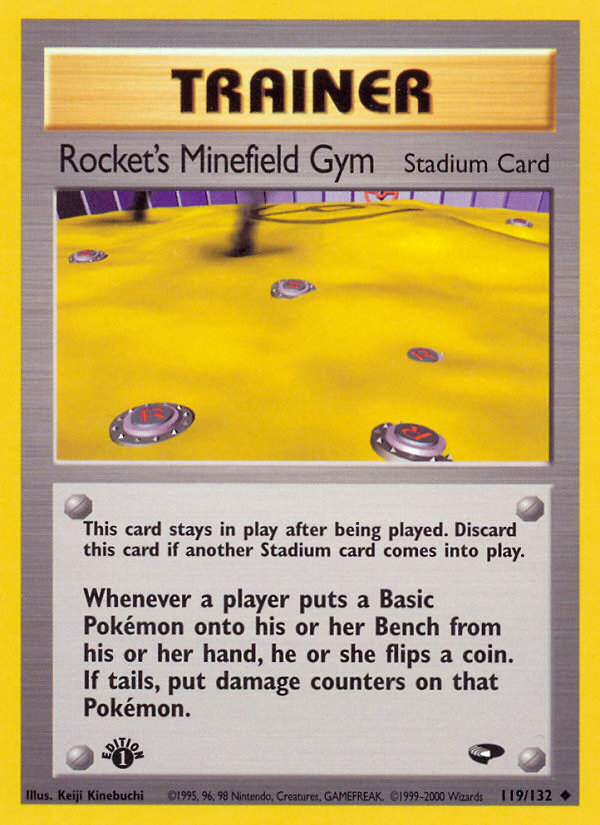 Rocket's Minefield Gym (119/132) [Gym Challenge 1st Edition] | The Gaming-Verse