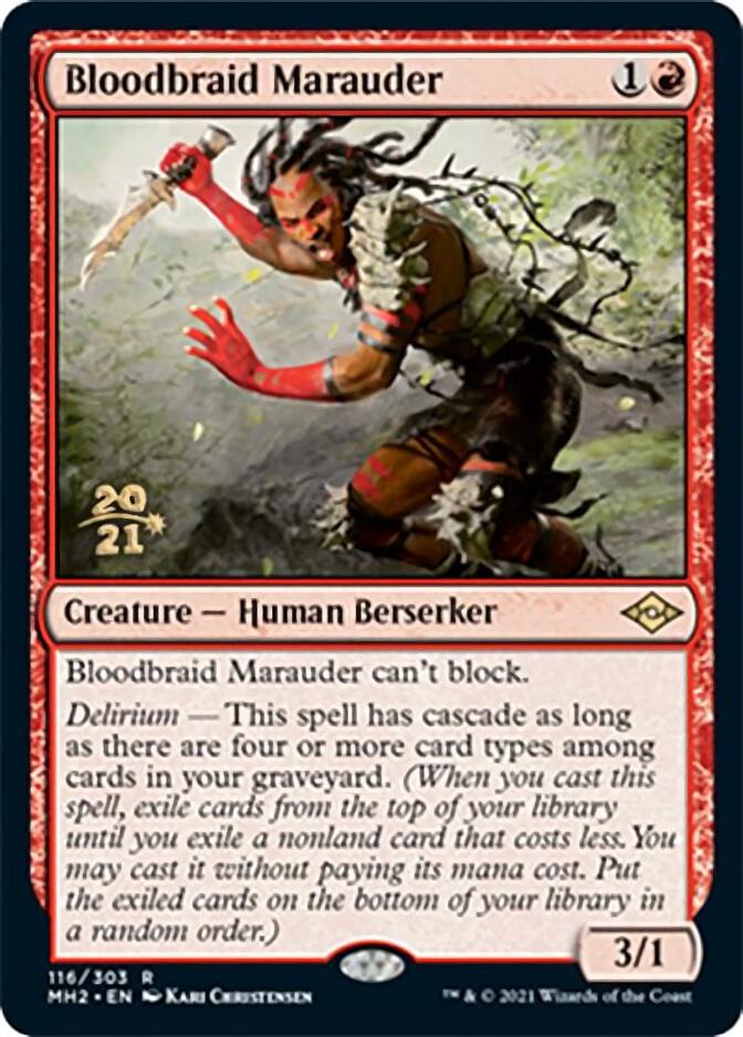 Bloodbraid Marauder [Modern Horizons 2 Prerelease Promos] | The Gaming-Verse