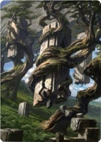 Forest 2 Art Card [Zendikar Rising Art Series] | The Gaming-Verse