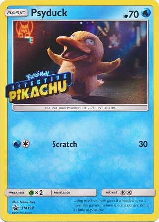 Psyduck Detective (SM199) (Pikachu Stamped) [Sun & Moon: Black Star Promos] | The Gaming-Verse