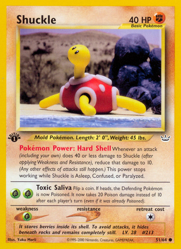 Shuckle (51/64) [Neo Revelation 1st Edition] | The Gaming-Verse